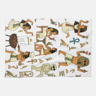 Party Like An Egyptian Kitchen Towel