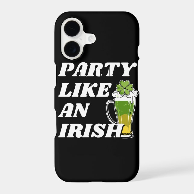 Party Like an Irish Iphone Case (Back)