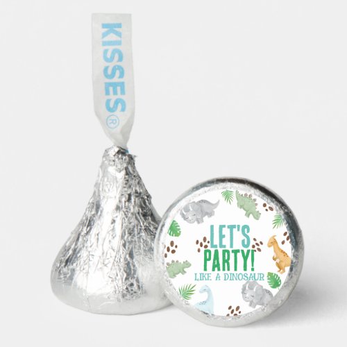 Party like dinosaur dinosaur birthday  hersheys kisses