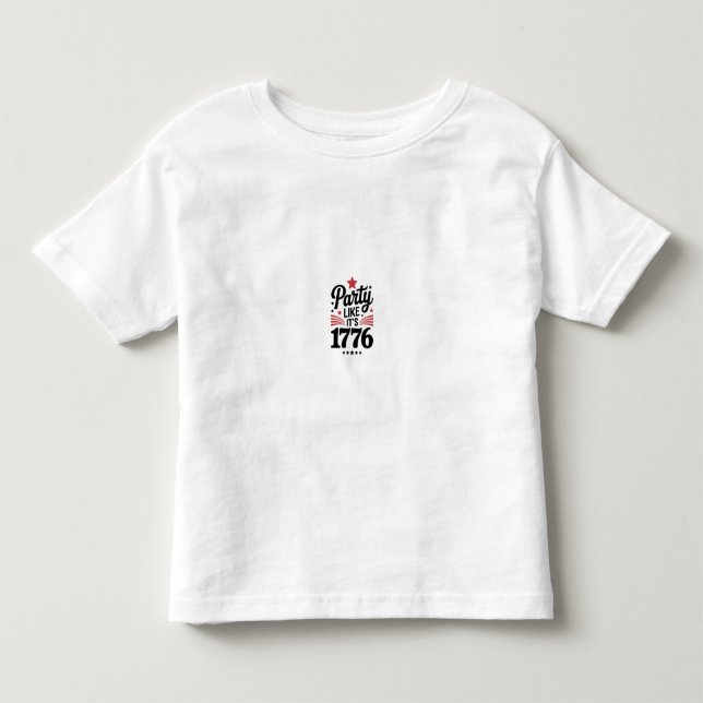 Party Like It’s 1776 | Funny 4th of July USA Tee (Front)