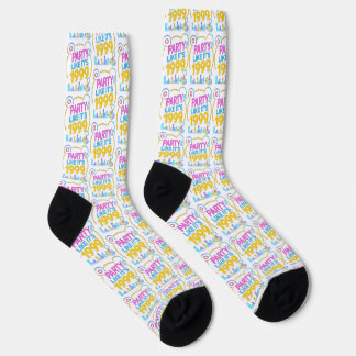 Party Like It’s 1999®™ – Electric Neon Soundtrack  Socks