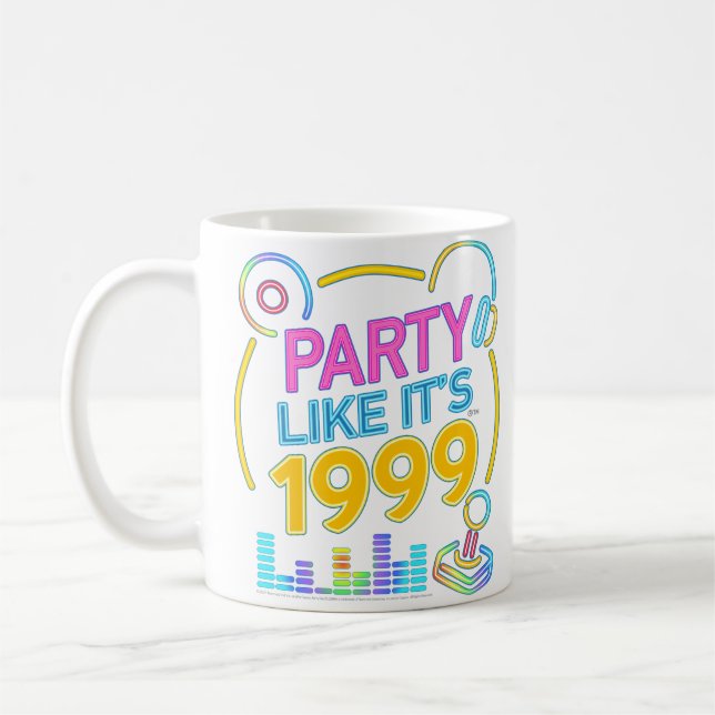 Party Like It’s 1999®™ – Neon Soundtrack Coffee Mug (Left)