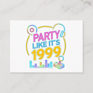 Party Like It’s 1999®™ – Neon Soundtrack  Enclosure Card