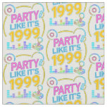 Party Like It’s 1999®™ – Neon Soundtrack Fabric