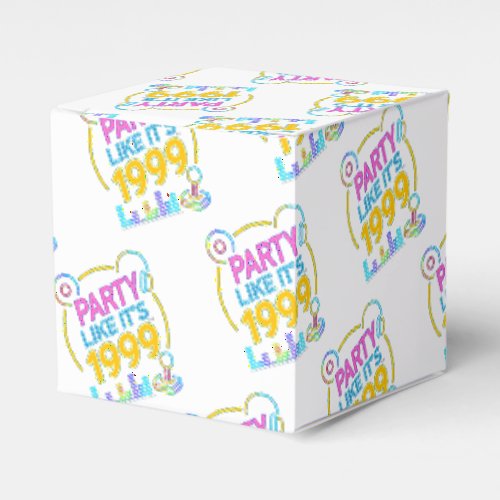 Party Like It’s 1999®™ – Neon Soundtrack Favor Boxes