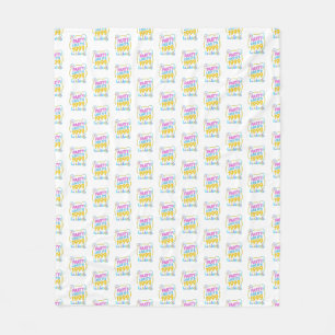 Party Like It’s 1999®™ – Neon Soundtrack Fleece Blanket