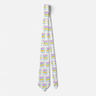 Party Like It’s 1999®™ – Neon Soundtrack Neck Tie