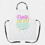 Party Like It’s 1999®™ – Neon Voltage Apron
