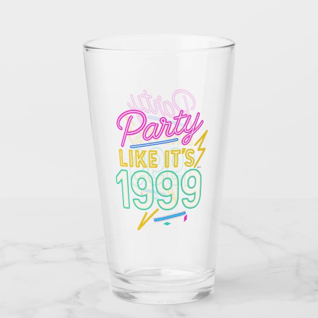 Party Like It’s 1999®™ – Neon Voltage Glass (Front)