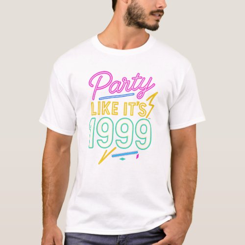 Party Like It’s 1999®™ – Neon Voltage T-Shirt