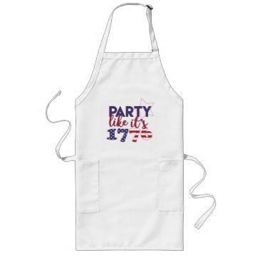 Party like it's 1776 - American Flag Typography