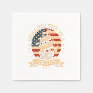 Party Like It's 1776 – Retro Patriotic Bow Napkins