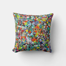 Party Like it's 1999 16 x 16 Cotton Throw Pillow