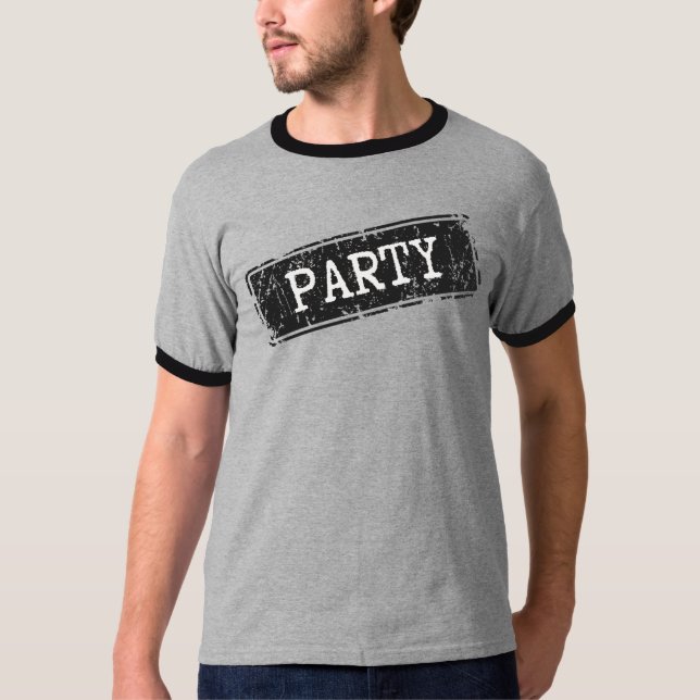 Party logo t-shirt for party goers (Front)