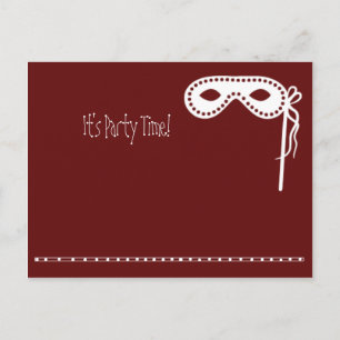 Party Mask Invites