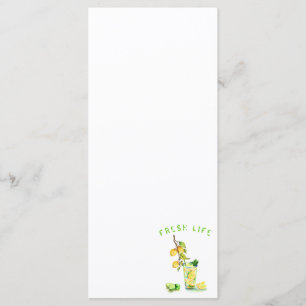 Party Menu with Lemon Juice Cool Drink - Your Text