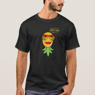 Party Mode Upside Down Pineapple Swinger Vanilla S T-Shirt
