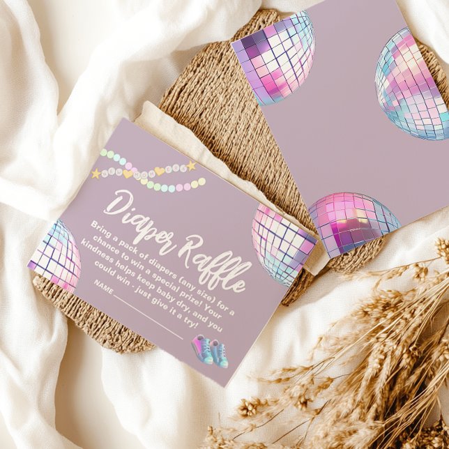 Party Mom baby shower diaper raffle Enclosure Card (Creator Uploaded)