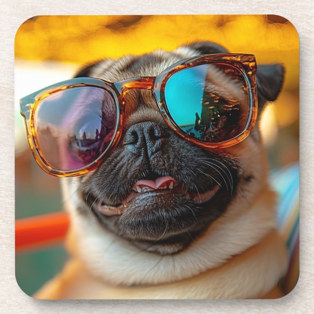 party mops beverage coaster (Front)