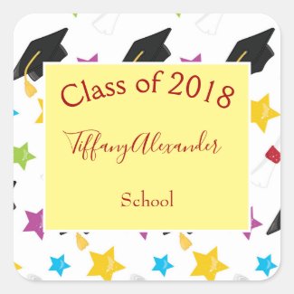 Party Multi-Color Contemporary Graduation 