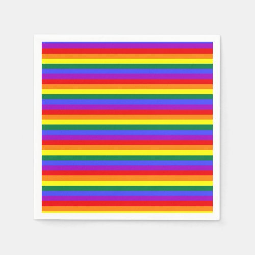 Party Napkin Pride flag rainbow