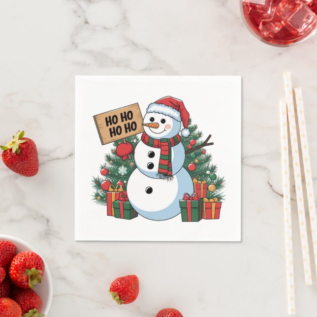 Party Napkins - Christmas Party (Insitu)