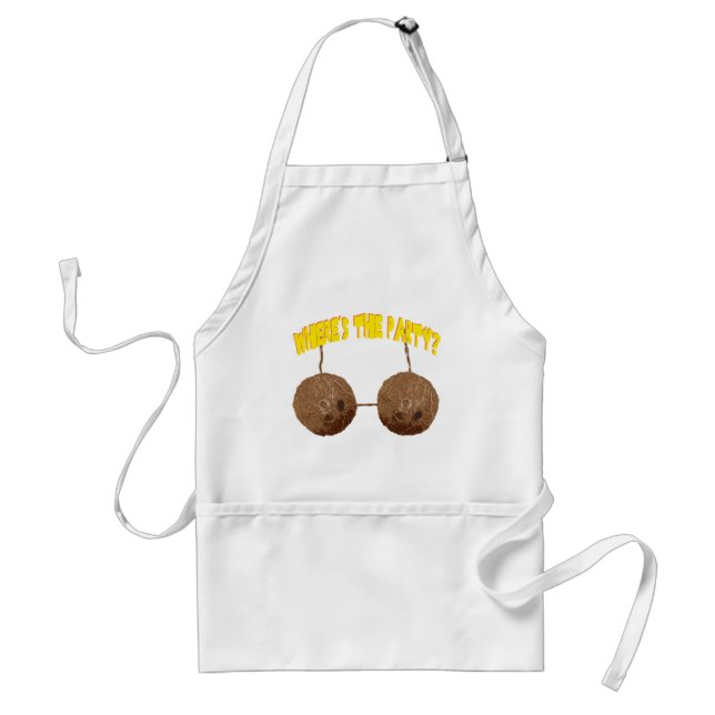 party nuts adult apron (Front)