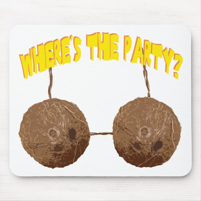 party nuts mouse pad (Front)