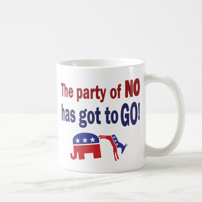 Party of No Coffee Mug (Right)
