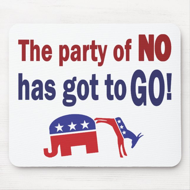 Party of No Mouse Pad (Front)