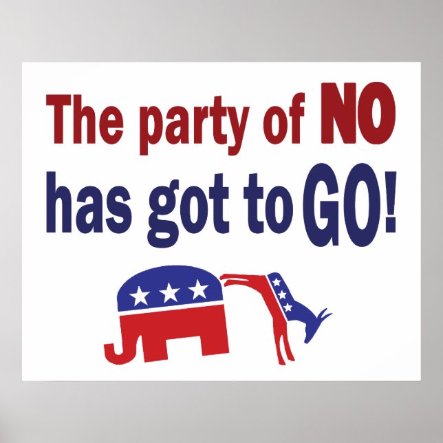 Party of No Poster (Front)