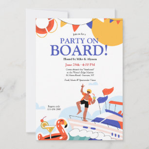 Party On Board Invitation