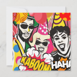 Party On Holiday Card