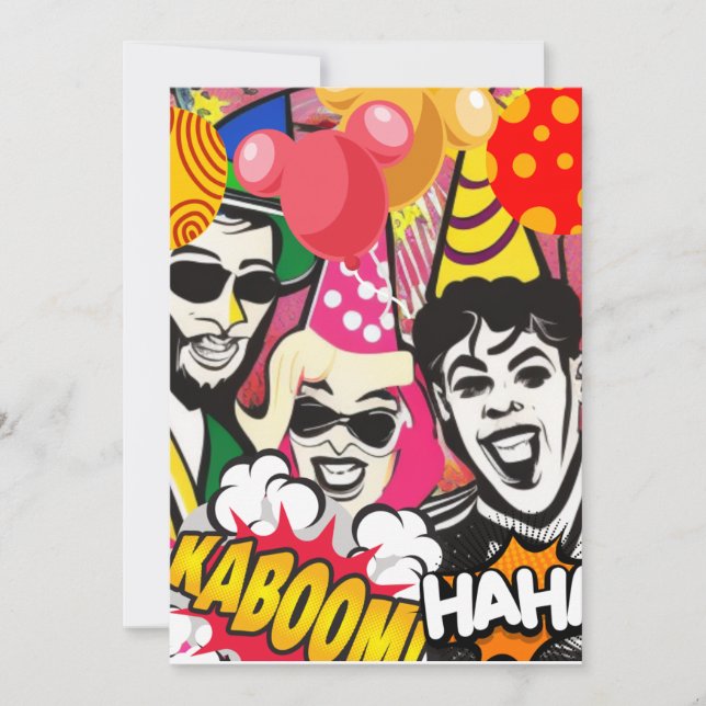 Party On Holiday Card (Front)