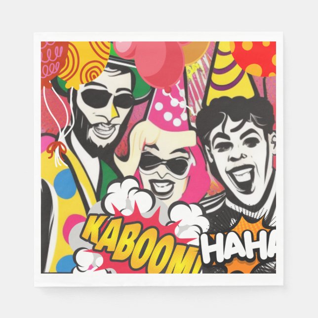 Party On Napkins (Front)