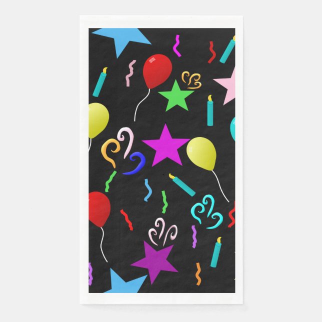 Party on! paper guest towels (Front)