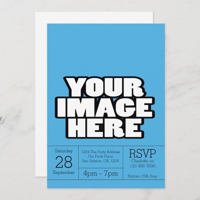 Party or Event Invitation (Front/Back)
