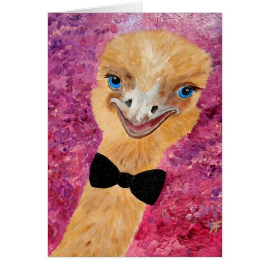 Party Ostrich Cards (Front)