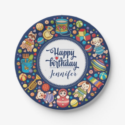 Party Palooza Birthday Party Paper Plates