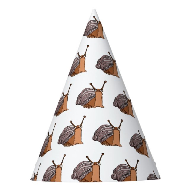Party Paper Hats with Snails (Front)
