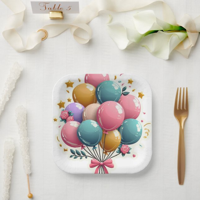 PARTY PAPER PLATES (Wedding)