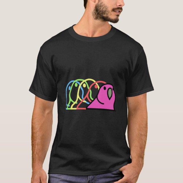 Party Parrot Emoji GIF  T-Shirt (Front)
