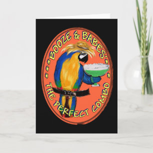 Party Parrot Holiday Card