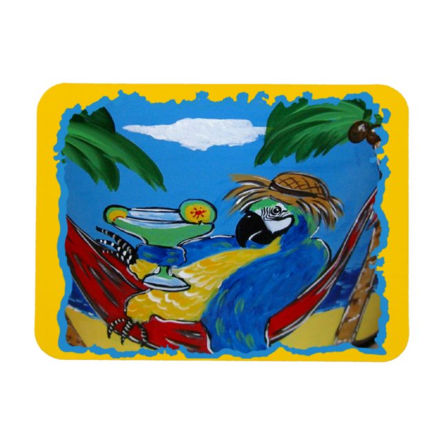 Party Parrot Magnet (Horizontal)