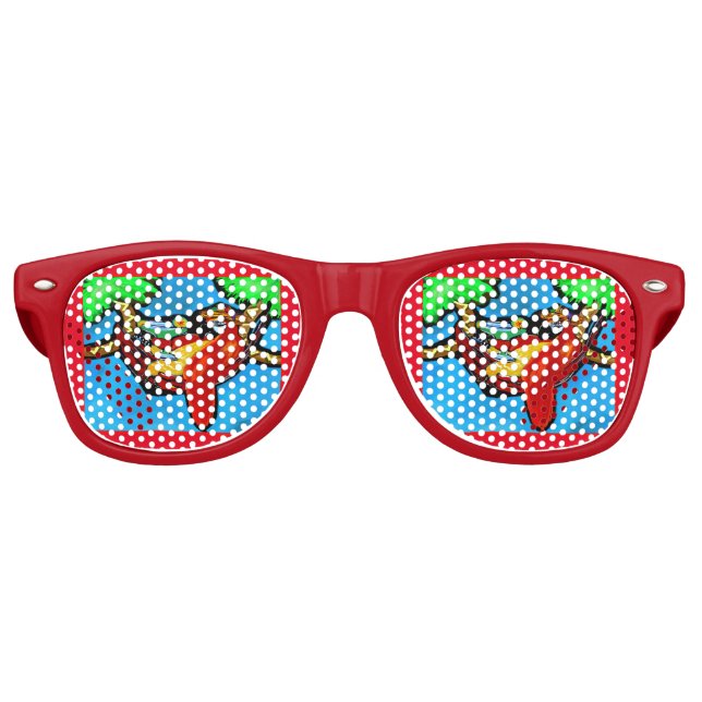 PARTY PARROT RETRO SUNGLASSES (Front)