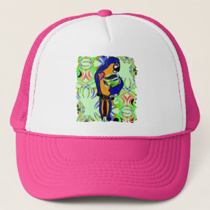 PARTY PARROT TRUCKER HAT
