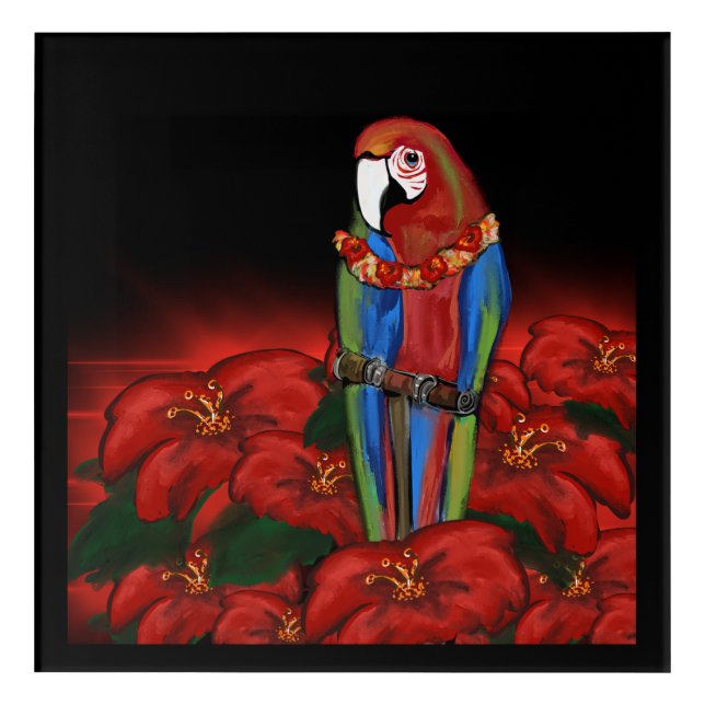 PARTY PARROTS       ACRYLIC PRINT (Front)