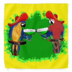 PARTY PARROTS BANDANA