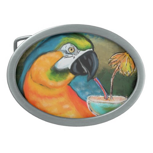 Party Parrots Belt Buckle