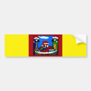 PARTY PARROTS BUMPER STICKER
